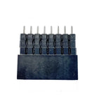 20pcs 2.54mm PC104 Single Row Extra 2.5/5/7.5mm Spacer Elevated Extended High Plastic Industrial 2.5mm PCB Female Header Socket
