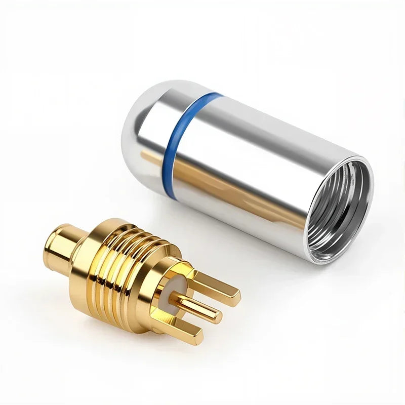 MMCX Connector Earphone Pin Plug Consumer Electronics DIY UE900 SE535 SE215 W10 W20 W30 Earphones Audio Jack Black Silver
