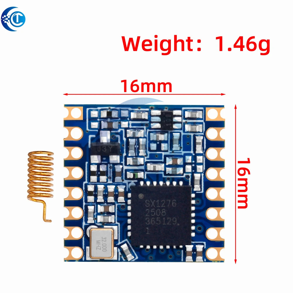 SX1276 LoRa Wireless Transceiver: 868MHz/915MHz Long-Range Communication (LoRa/GFSK) – Works with ESP32
