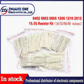 0402 0603 0805 1206 1210 2512 SMD Resistor Kit igmopnrq Assorted Kit 10K 100K 1K 1R 100R 220R 1% 5%