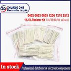 0402 0603 0805 1206 1210 2512 SMD Resistor Kit igmopnrq Assorted Kit 10K 100K 1K 1R 100R 220R 1% 5%