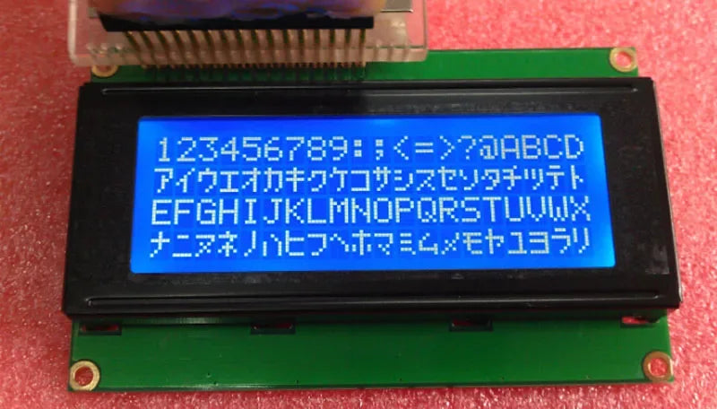 5V LCD Board 2004 20X4 Display Blue Yellow Screen LCD2004+I2C Board English Russian Cyrillic Font For 3D Printer IIC I2C Adpater