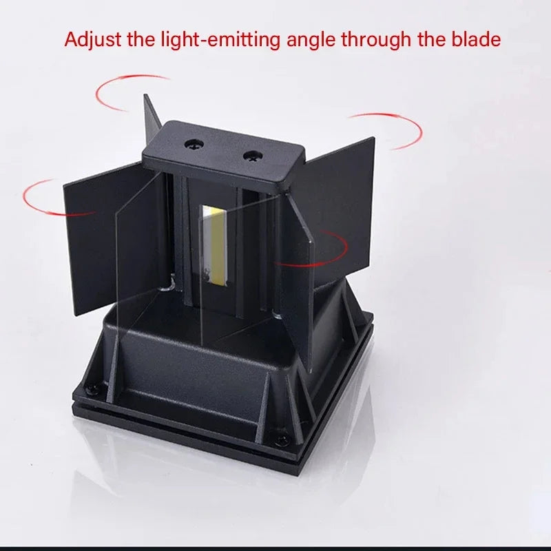 Motion Sensor Outdoor LED Wall Light LED Wall Sconce Square Waterproof IP65 Porch Garden Wall Lamp Exterior Lighting Fixture