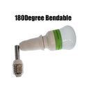 1pc E27 to E27, B22 to E27 Extender Screw E26 Bulb Holder Adapter Rotatable Bendable CFL LED Light Socket Converter
