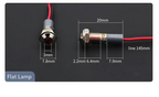 VaneAims 6mm Metal LED Indicator Light Panel Mounting Small Signal Lamp Red Blue Yellow Green White 220V 24V 12V 6V 3V
