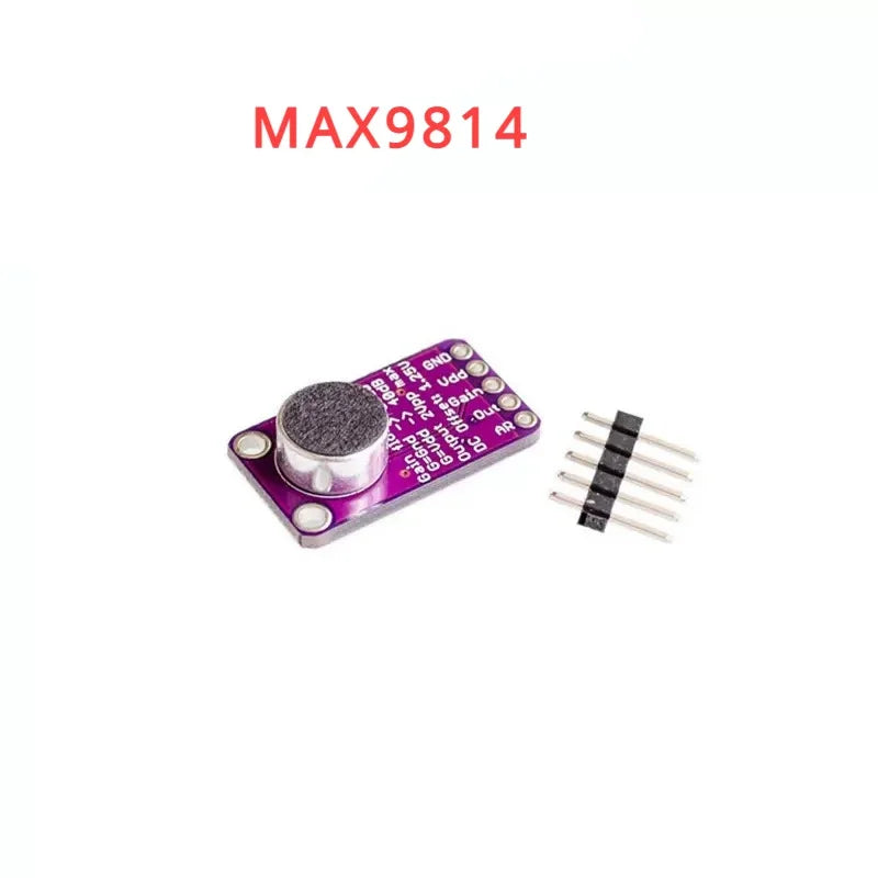 MAX98357 MAX4466 MAX9814 Electret Microphone Amplifier Stable MAX9814 Audio Amplifier Module Support ESP32 Raspberry Pi