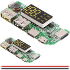 18650 Charging Module Lithium Battery Charger Board LED Dual USB 5V 2.4A Micro or Type-C USB Mobile Power Bankdischarge Short