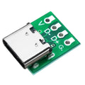 10/5Pcs TYPE C USB 3.1 Type C Connector 16 Pin Test PCB Board Plate Adapter Socket For Data Line Wire Cable Transfer