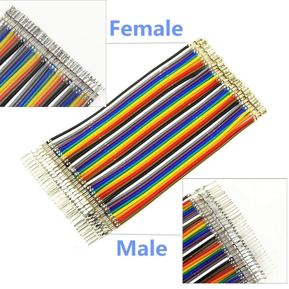 40PIN 20PIN 10PIN Dupont Line Male to Male Female to Female Male to Female No Shell Jumper Wire Dupont Cable for Arduino DIY KIT