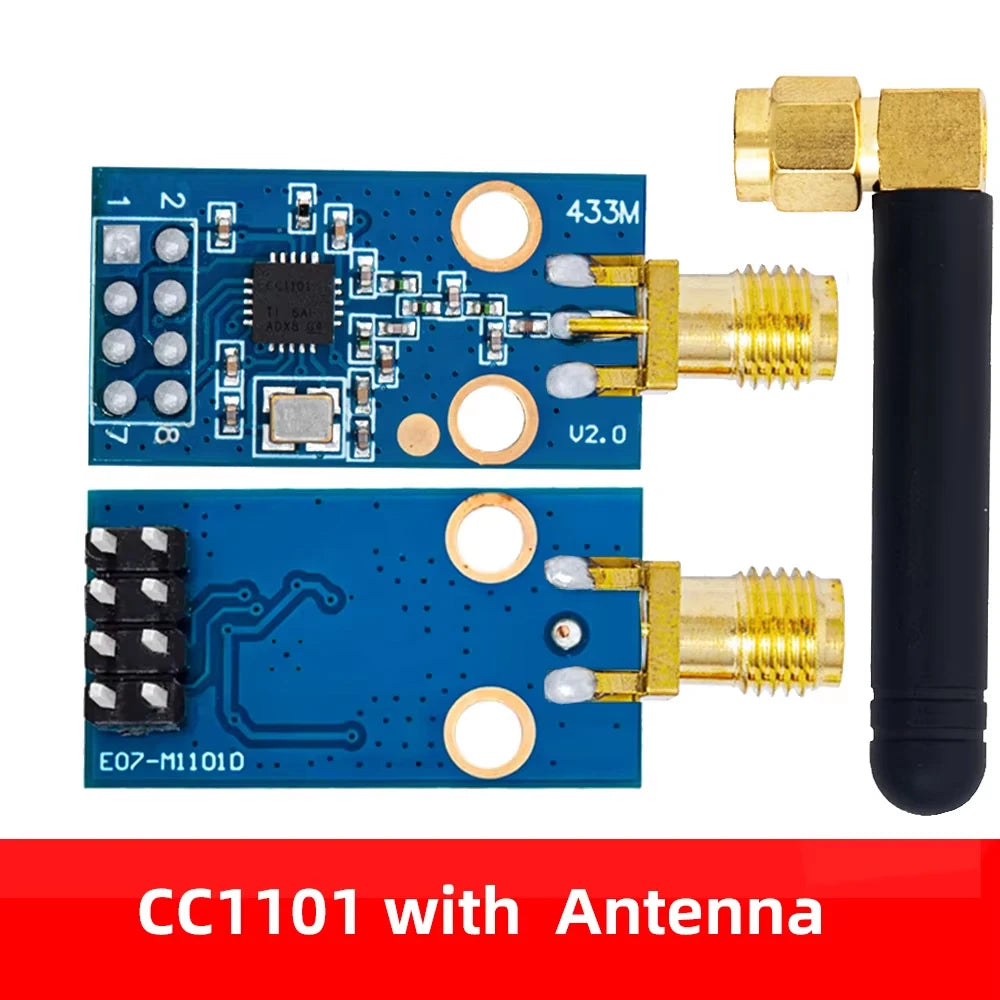 CC1101 10mW Wireless Module 433MHZ 868MHZ 300-1000M Long Distance Transmission With SMA Antenna Wireless Transceiver Module