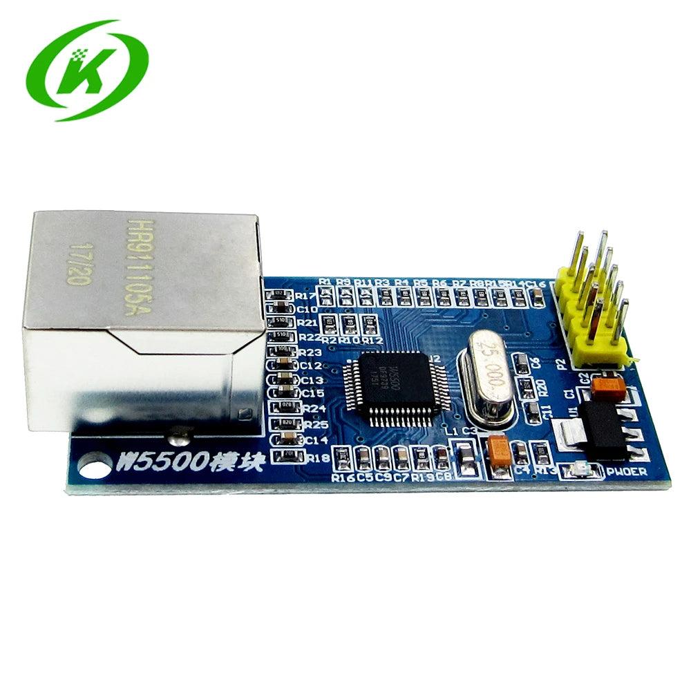 10PCS/LOT W5500 Ethernet network module hardware TCP / IP 51 / STM32 microcontroller program over W5100