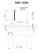 20PCS DSS12 S12 DSS14 S14 DSS16 S16 DSS110 S110 DSS115 S115 DSS120 S120 1A Schottky diode SOD-123FL