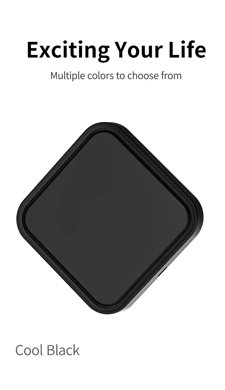 MINI Wireless Charger Station with Cooling Hole for iPhone 17 16 Pro Max 15 14 13 12 Samsung Xiaomi Pro Max Fast Charging Pad