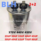 Air Conditioning Compressor Startup Capacitor CBB65 CBB65A-1 370V 440V 450V 25UF 30UF 35UF 40UF 45UF 50UF 60UF 65UF 75UF 80UF