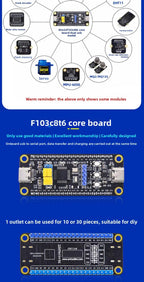 STM32 Development Board Starter Kit Advanced Kit STM32F103C8T6 Minimum ARM System Board Introductory More Than Ten Types A Set