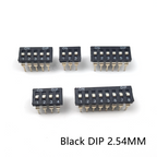 5PCS Slide Type Switch Module 1 2 3 4 5 6 7 8 10Bit 2.54mm Position Way DIP/SMD Pitch Toggle Switch Red/Blue Snap Switch Dial