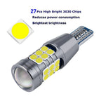2 Pcs W16W LED T15 Led Bulbs 912 921 WY16W Super Bright 3030 Chip Car Brake Lights Canbus Auto Reverse Lamp White Red Yellow 12V