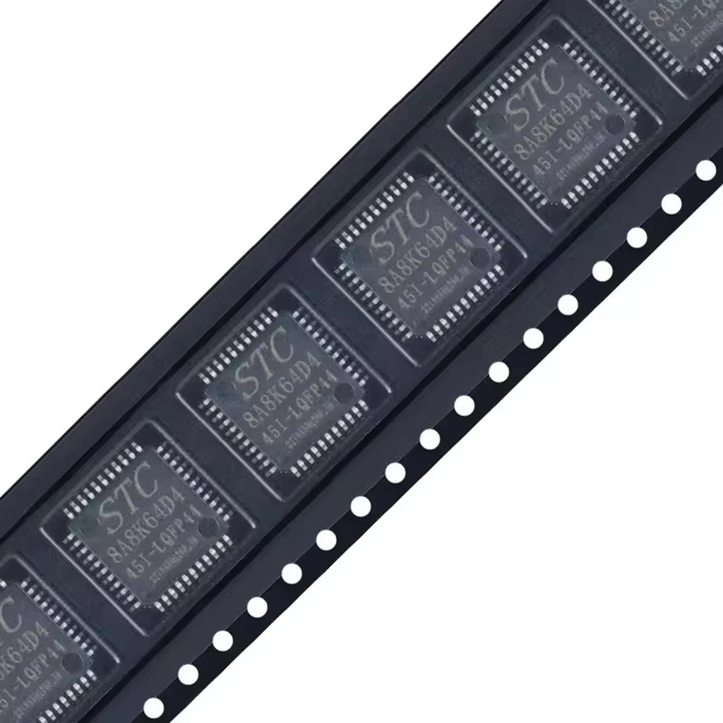 5PCS STC8A8K64D4-45I-LQFP64 1T 8051 Microprocessor Microcontroller Chip Original in Stock