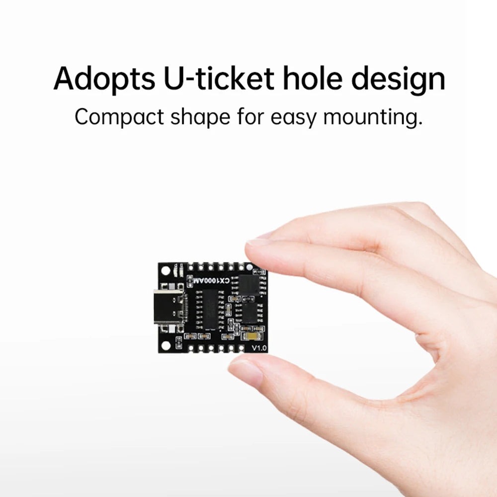CX1000AM Serial Port Control MP3 Voice Playback Module 32Mbits Microcontroller WAV Voice Broadcast Custom Audio Module