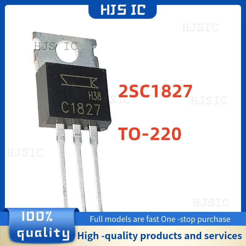 5-10-20PCS Brand NEW Original 2SC1827 C1827 TO-220 NPN type transistor for low frequency power amplifiers electronics transistor