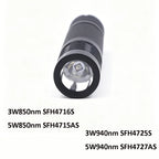 Manta Ray S9 IR Flashlight  850nm|940nm SFH Chip High Power 5w Night Vision Torch Waterproof for Security Light
