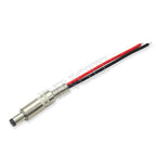 DC099 5.5 x 2.1mm  5.5 x 2.5mm DC Power Socket Threaded Female Connector Adapter With 20AWG Cable Wires DC-099 10CM 20CM