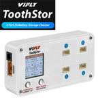 VIFLY ToothStor 4 Port 2S Balance Charger With Storage Mode LCD Display LiHV/LiPo Battery For RC FPV Freestyle Racing Drone