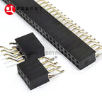 20pcs 0.1" 2.54mm 2x3/4/5/6/8/10/40P Double Row Right Angle SMT/SMD Surface Mount PCB PH8.5 Solder Female PIN Header Connector