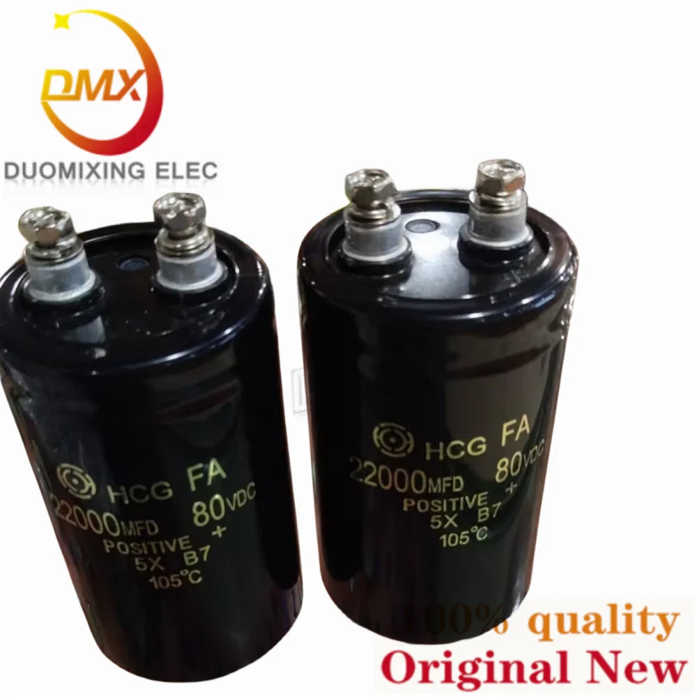 22000UF 80V 63V 22000MFD 100VDC 63VDC 105° 50*80MM Electrolytic Capacitor Wire Cutting Machine Power Amplifier Audio Filter