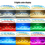 1M-5M USB COB LED Strip Light 5V 320leds/M COB Light Tape TV Mirror Backlight Kitchen Room Night Lighting Red/Blue/Green/White