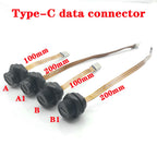 1PC TYPE C Threaded Snap FPC Waterproof Plug IP67 IP68 Data Connector USB3.1 Interface C-Type Male Female Plug Socket