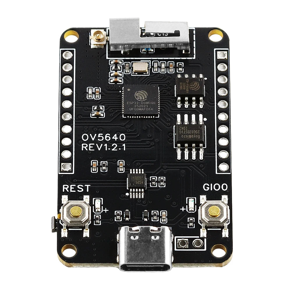 OV5640 ESP32 CAM Camera Module Kit 2.4 GHz WiFi and Bluetooth Develop Board Type C 8MB PSRAM HD 5MP Auto Focus 66 120 160 Degree