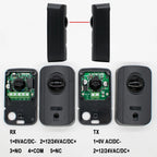 AC DC 12/24V Garage Gate Door Safety Infrared Photocells Automated Gate Safe Infrared Detector Sensor