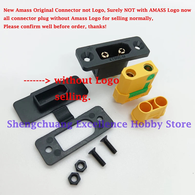 RC Model Amass XT90E-M Gold-plated Connector XT90 Male Plug XT90S Female Battery Connection for ESC Motor Aircraft Drone