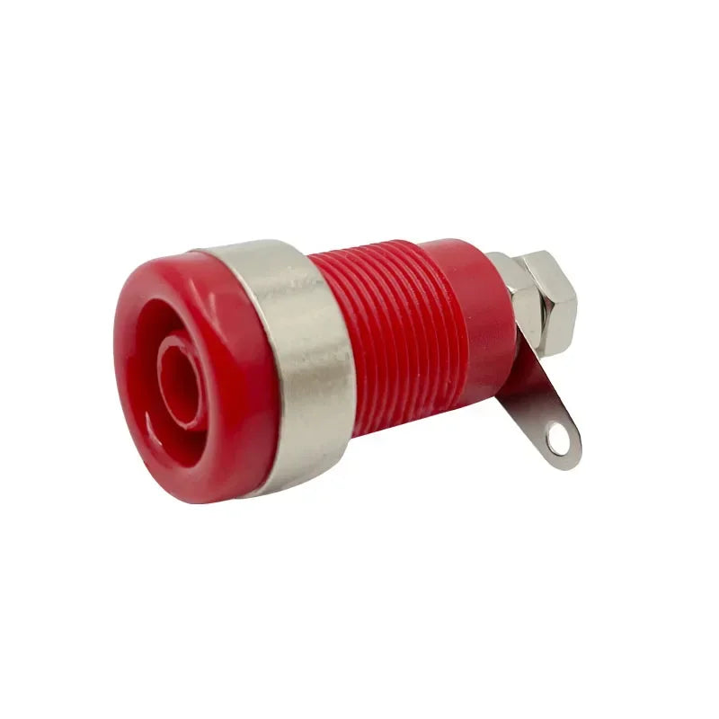 20PCS 4mm Banana Socket Connector 32A Insulated Female Jack 5 Colors Panel Mount Connector for Electrical Connection
