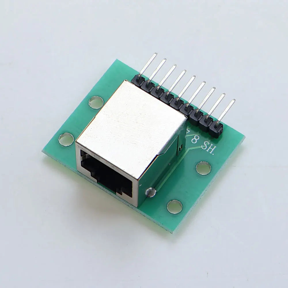 1Pc RJ45 Adapter Test Board To XH2.54 Modular Ethernet Connector Adapter Network Interface + Breakout Board + Pin Header