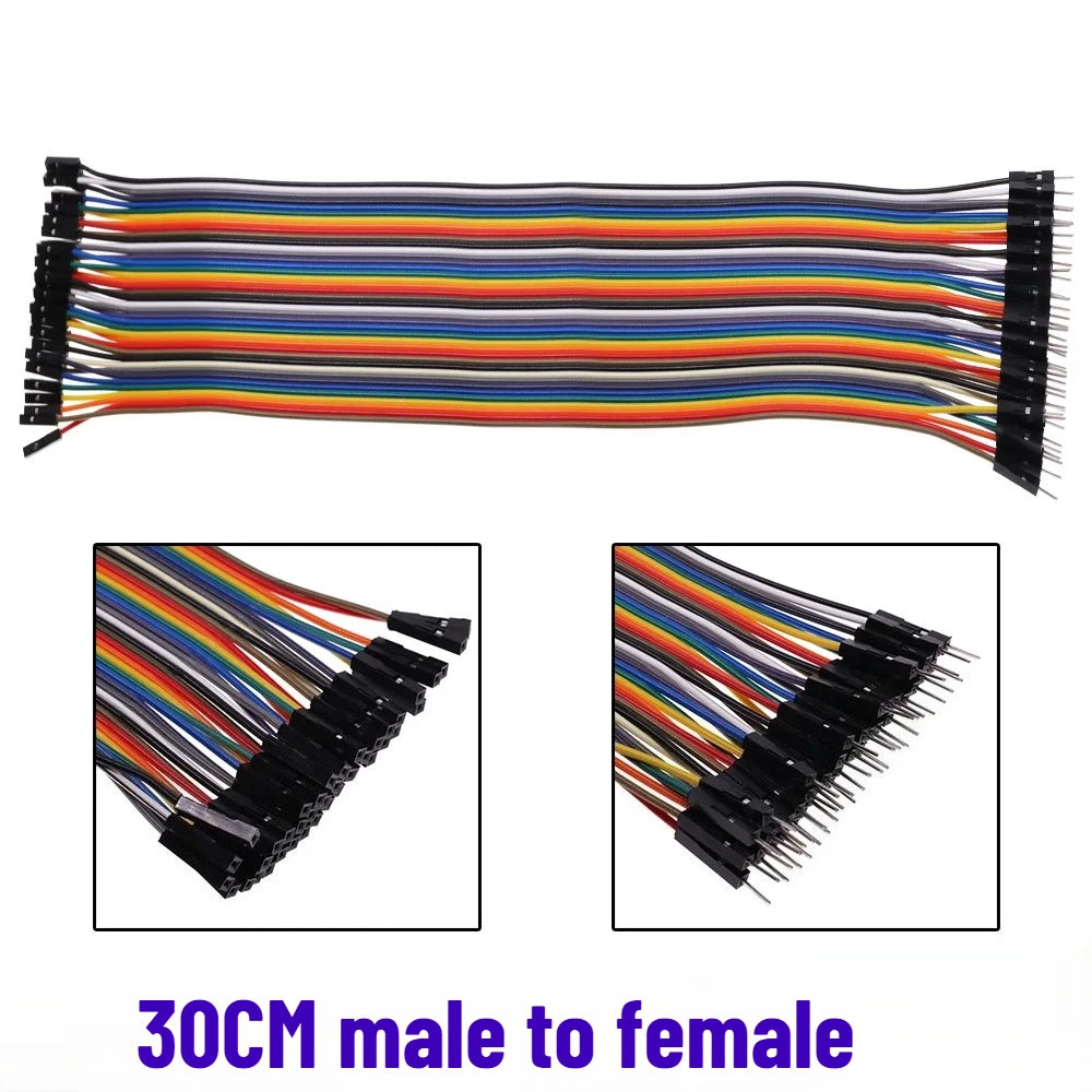 MB102 Breadboard Power Module 3.3V/5V MB-102 830 Points Prototype Bread Board for Arduino Kit 10/20/30cm Dupont Wire 65pcs Cable