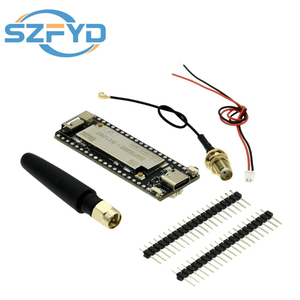 For ESP32 SX1262 LoRa WiFi BLE Module, LoRAWAN 433-470MHz 868-915MHz Wireless Stick Lite with Antenna for Arduino