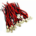 5/10/20/50/100pc JST PH 2.0mm 2Pin Terminal Wire Micro 10cm 3239 22AWG Silicon High Temp Male Plug Cable 2-core Tinned Connector