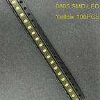 100pcs SMD LED 0603& 0805 5-color White Yellow Red Blue Green Digital Products LED Display Screens Electronic Diy Accessories