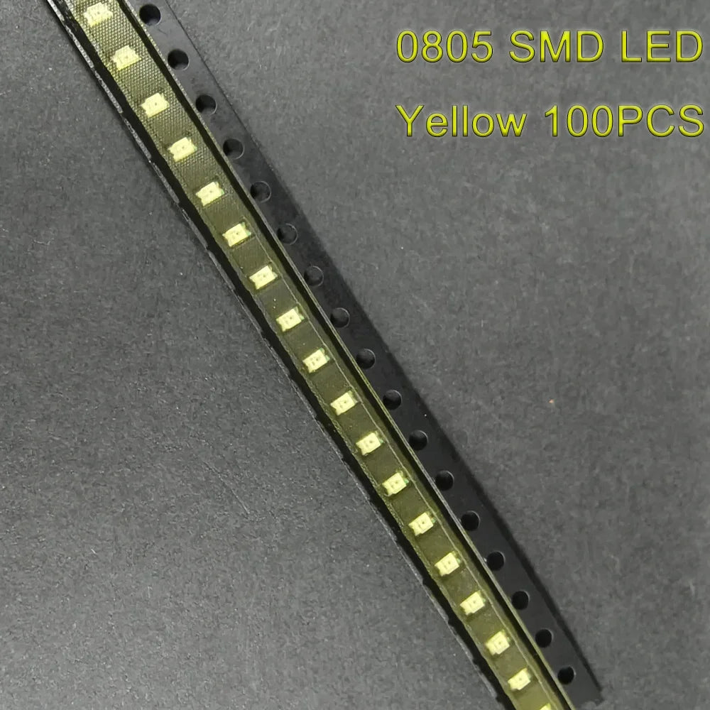 100pcs SMD LED 0603& 0805 5-color White Yellow Red Blue Green Digital Products LED Display Screens Electronic Diy Accessories