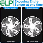 ELP 1200P Global Shutter USB Webcam Synchronization Dual Lens Camera Module High Speed 120fps 3D Stereo UVC Industrial Camera