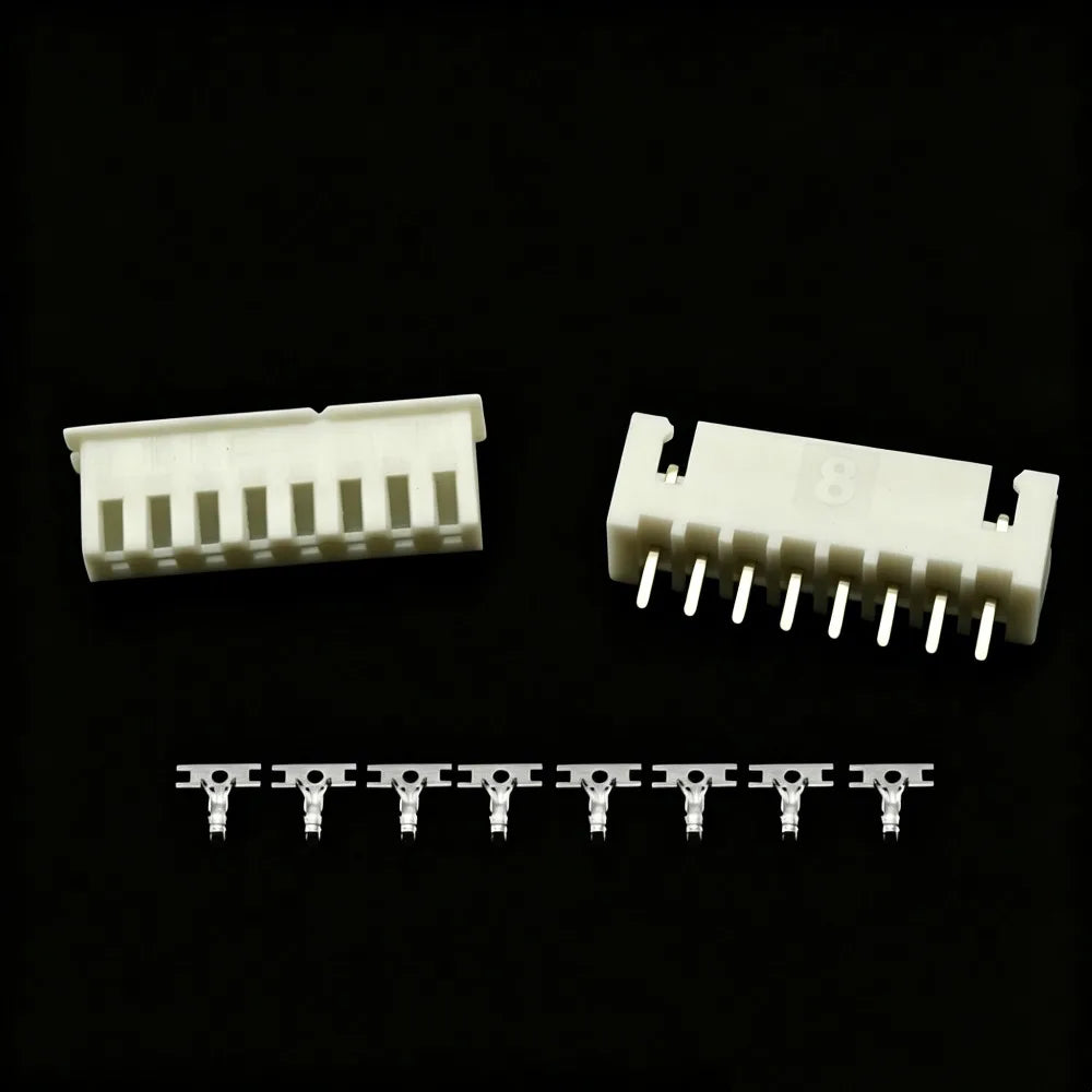 10pairs JST XH2.54 2/3/4/5 Pin Terminals Plastic Shell Male Plug Female Socket Wire Connector XH 2.54 2P 3P 4P 5P 6P 7P 8P 9P