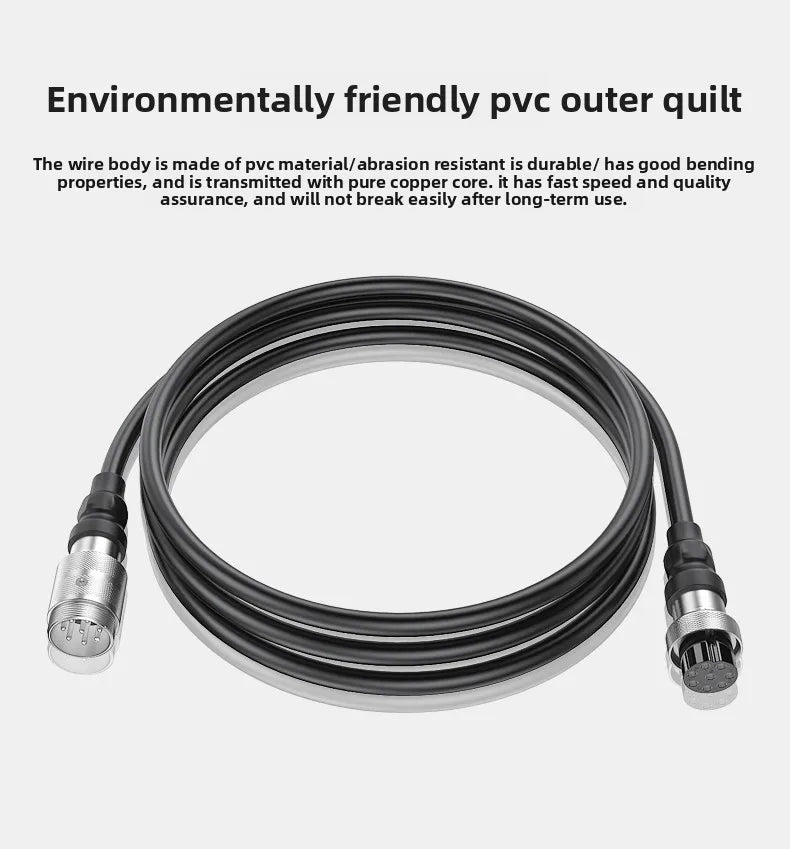 GX16 2/3/4 Pin Aviation Plug Male Female Wire Connector Extension Cable GX16 2/3/4 Core Ribbon Aviation Plug Power Cord Adapter