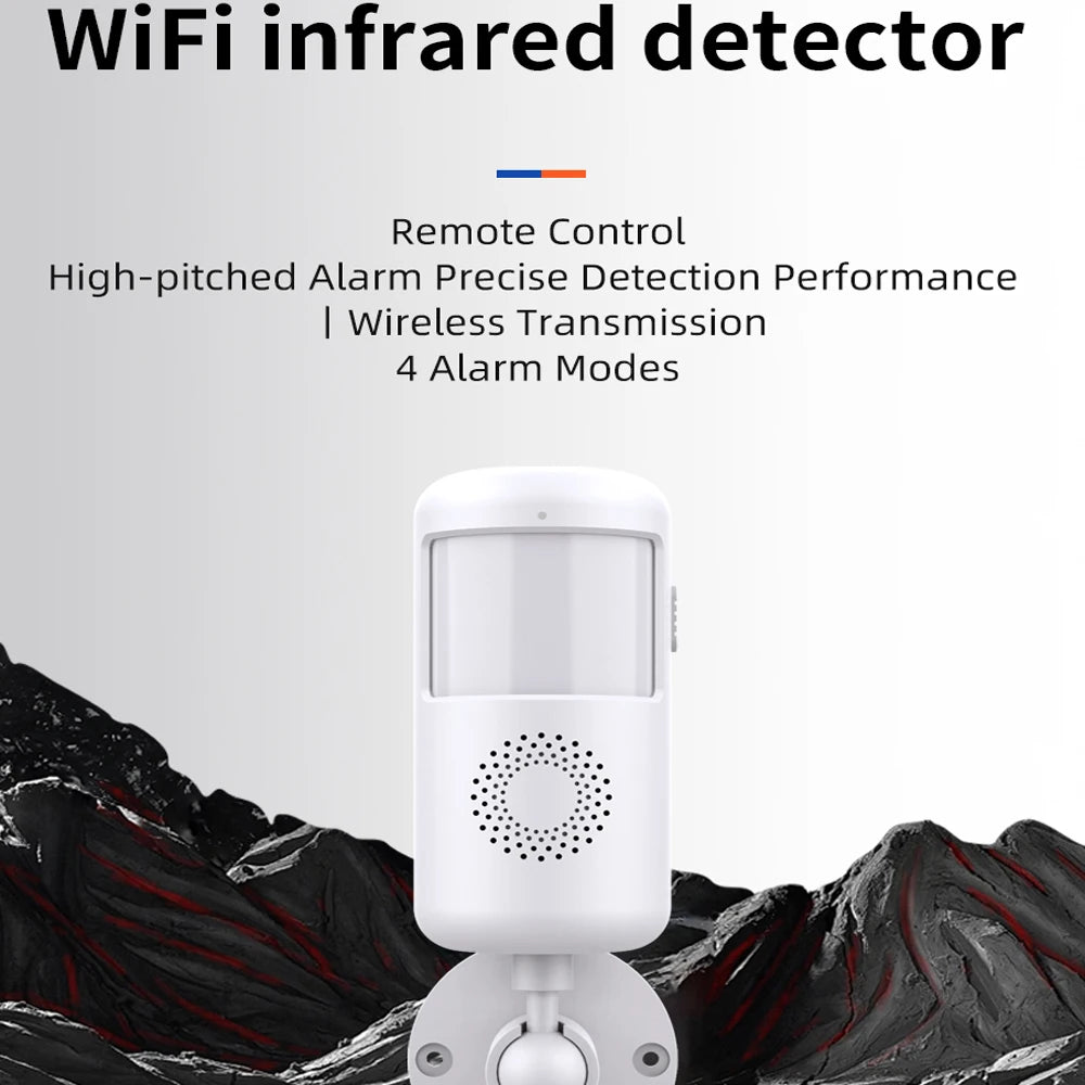 Taya Smart Home PIR Motion Sensor, Human Infrared Detector Alarm, Security, Smart Life, WIFI Connection, APP Viewing, Collaborat