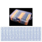 Snvi Resistor Kit 1/4W 1% Metal Film Resistors Set 300pcs 600pcs 820pcs 2600pcs 30 41 130 Values Electronic Components