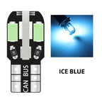 10pcs  W5W Led T10 Canbus Led Bulbs 8Pcs 5730 SMD 168 194 LED Interior Map Dome Lights Auto Clearance Light Parking Signal Lamp
