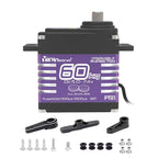 GX3260BLS 60KG 8.4V High Torque All Steel Helical Gear Digital Servo Brushless Motor 25T Metal Servo Arm for Robot Crawler Cars