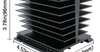 LCTC DC Control DC Solid State Relay 500A 1000A With Radiator SSR Heat Sink High Power Controller 3-32VDC LC-500D75D