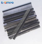 5pcs 2.54mm Pin Header Double Row Single Plastic 2X40P L8.5/9.5/11.4/13/15/21/25/30mm Straight  Gold Board Spacer Male Berg